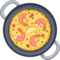 Shallow Pan of Food emoji on Facebook